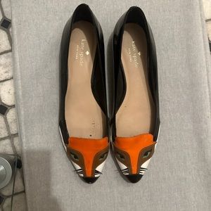Kate Spade Ericka fox face flat